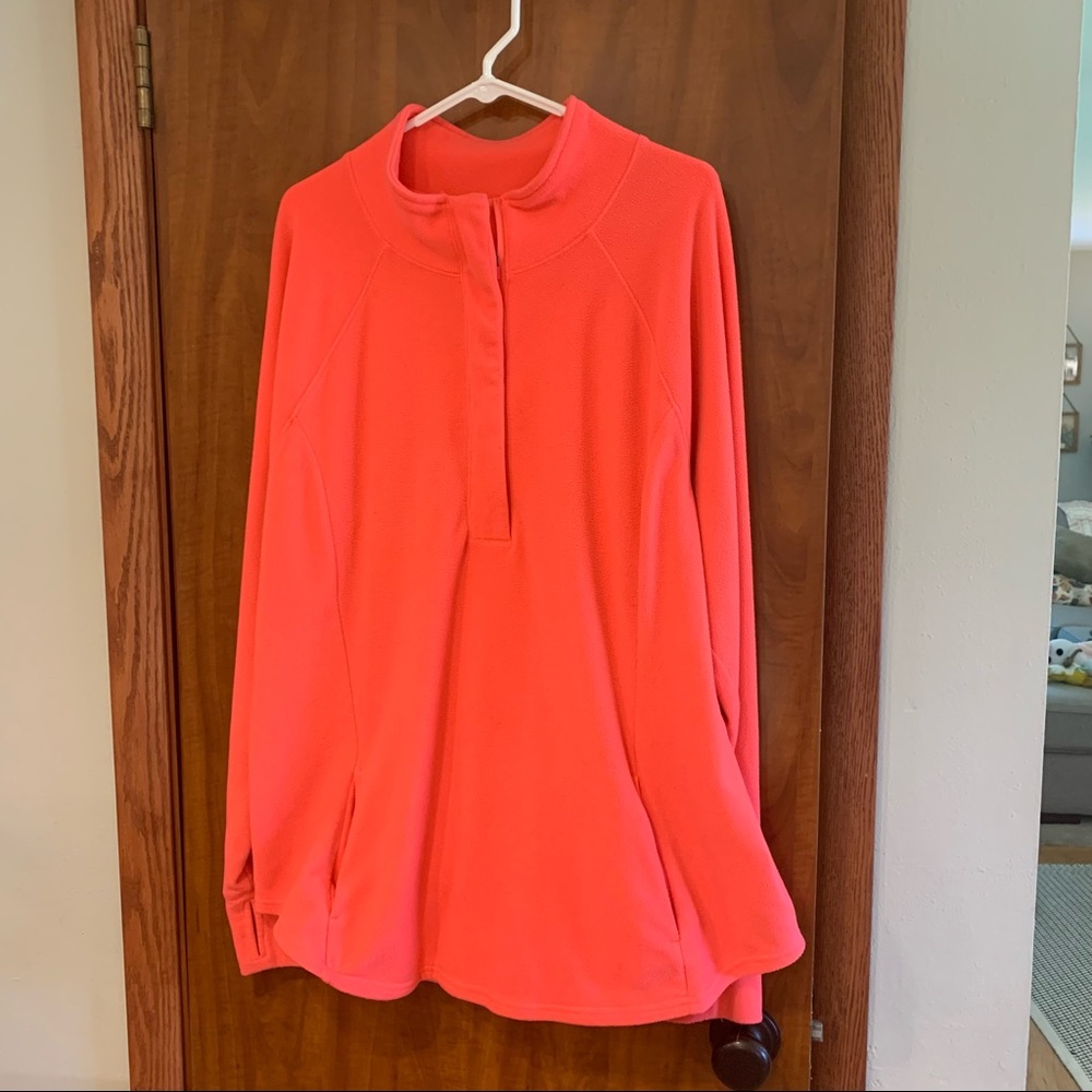 Hot Pink Fleece Quarter-Zip